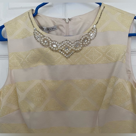 Maggy London Women’s Gold Midi dress size 6 - Picture 5 of 5